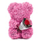 Eternal Rose Teddy Gift Bear 25m BloomFilled Decorative Keepsake For Meaningful Celebrations 14