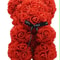 Eternal Rose Teddy Gift Bear 25m BloomFilled Decorative Keepsake For Meaningful Celebrations 6