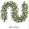 Evergreen Eucalyptus Rose Garland 59 Ft Faux Floral Vine For Home Wedding Party Decor 11