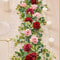 Evergreen Eucalyptus Rose Garland 59 Ft Faux Floral Vine For Home Wedding Party Decor 13