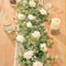 Evergreen Eucalyptus Rose Garland 59 Ft Faux Floral Vine For Home Wedding Party Decor 14