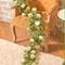 Evergreen Eucalyptus Rose Garland 59 Ft Faux Floral Vine For Home Wedding Party Decor 3