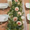Evergreen Eucalyptus Rose Garland 59 Ft Faux Floral Vine For Home Wedding Party Decor 8