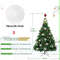 White Plush Christmas Tree Skirt Soft Fluffy Tree Base Cover For Cozy Holiday Decor 6