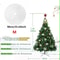White Plush Christmas Tree Skirt Soft Fluffy Tree Base Cover For Cozy Holiday Decor 7