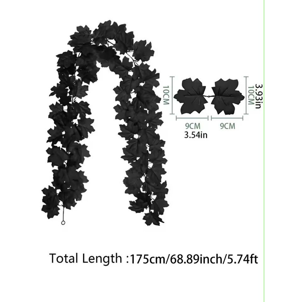 Harvest Glow Maple Fruit Vine Garland 8