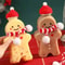 GingerbreadMan Christmas Portable Shaker Bottle 5Pack Festive Reusable Drink Bottles 1