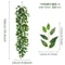 ItalianStyle Silk Ruscus Garland Lush Hanging Greenery For Home Event Decor 3