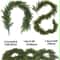 Elegant Norfolk Pine Christmas Wreath Realistic Artificial Green Garland For Indoor Outdoor Holid 5