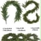Elegant Norfolk Pine Christmas Wreath Realistic Artificial Green Garland For Indoor Outdoor Holid 5