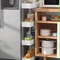 SlimSpace 34Tier Rolling Storage Cart Slim SlideOut Organizer Rack For Kitchen Bathroom 2