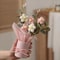 Handmade Crochet Flower Bouquet Everlasting Artificial Yarn Flowers For Home Decor Gifts 4