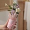 Handmade Crochet Flower Bouquet Everlasting Artificial Yarn Flowers For Home Decor Gifts 8