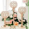 Luxora Golden Crystal Candle Holder Elegant Tealight Centerpiece Stand Set Of 1 3 0