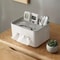 SmartSpace Desktop Organizer Tissue Holder With Drawer Storage 3