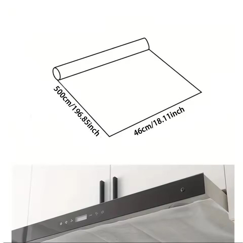 SelfCleaning Universal Range Hood Filter Paper Disposable Grease Absorbing Liner 2