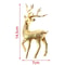 Elegant Gold Deer Statue Luxury Reindeer Figurines For Living Room Christmas Decor 2