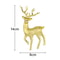 Elegant Gold Deer Statue Luxury Reindeer Figurines For Living Room Christmas Decor 6