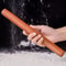 HeritageCraft Solid Wood Rolling Pin Natural Lacquerless Dough Roller For Pastry Dumplings Noodle 1