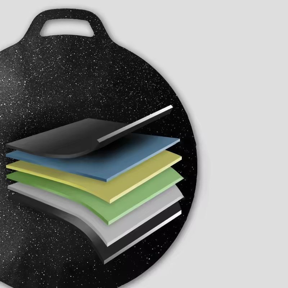 Ultimate Korean BBQ Grill Pan Nonstick Aluminum Round Griddle For Indoor Outdoor BBQ 4