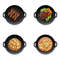 Ultimate Korean BBQ Grill Pan Nonstick Aluminum Round Griddle For Indoor Outdoor BBQ 5