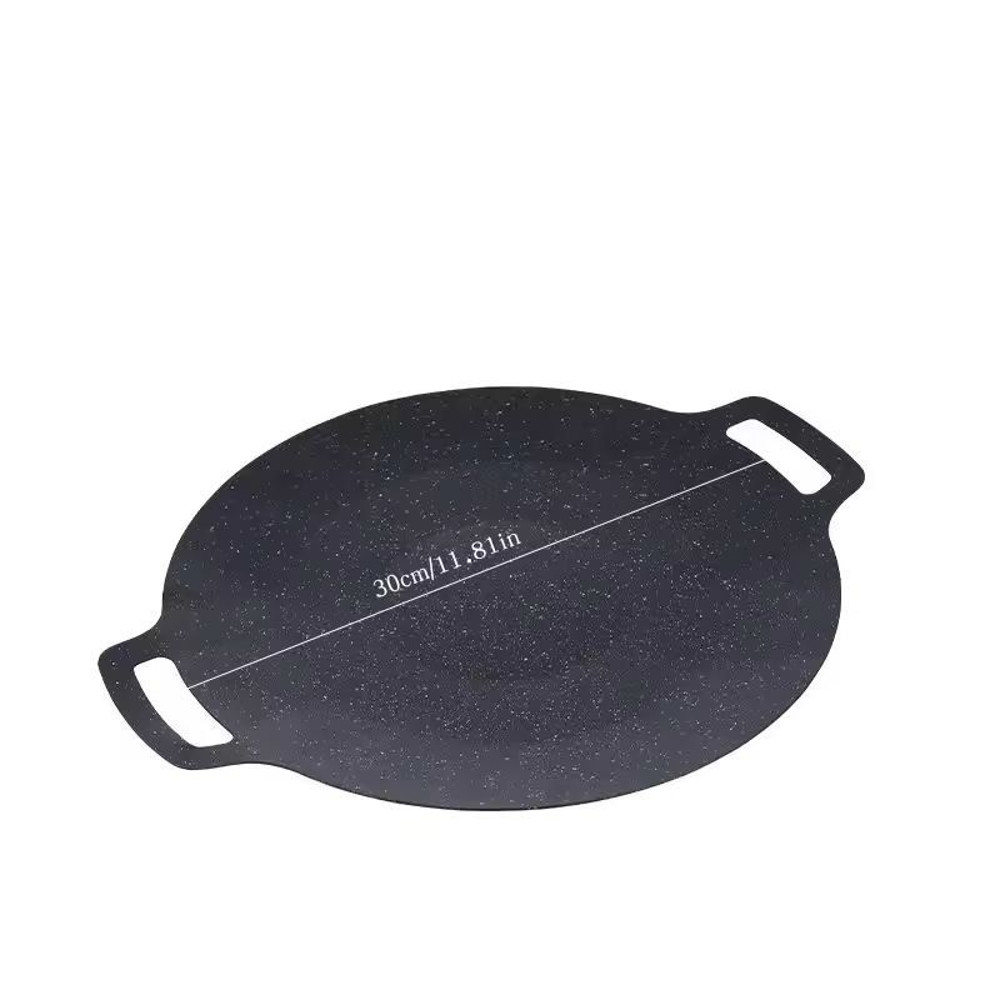 Ultimate Korean BBQ Grill Pan Nonstick Aluminum Round Griddle For Indoor Outdoor BBQ 6