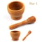 Resin Garlic Herb Mortar And Pestle Set Premium Spice Grinder Bowl 6