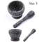 Resin Garlic Herb Mortar And Pestle Set Premium Spice Grinder Bowl 8