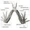AllPurpose 15in1 Folding Survival MultiTool Compact Pliers Knife Outdoor Gear 4