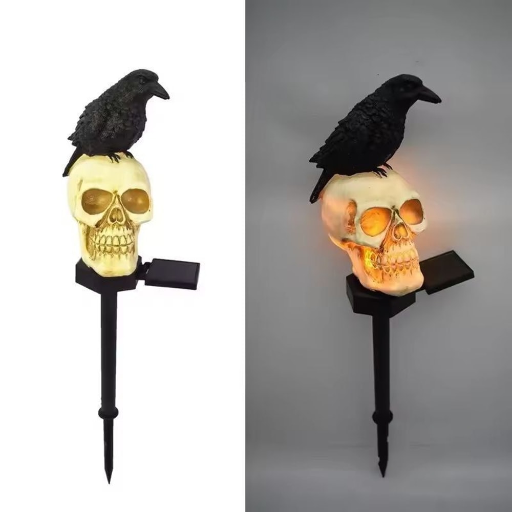 SpineChilling Outdoor Skeleton Ghost Halloween Light Set 4