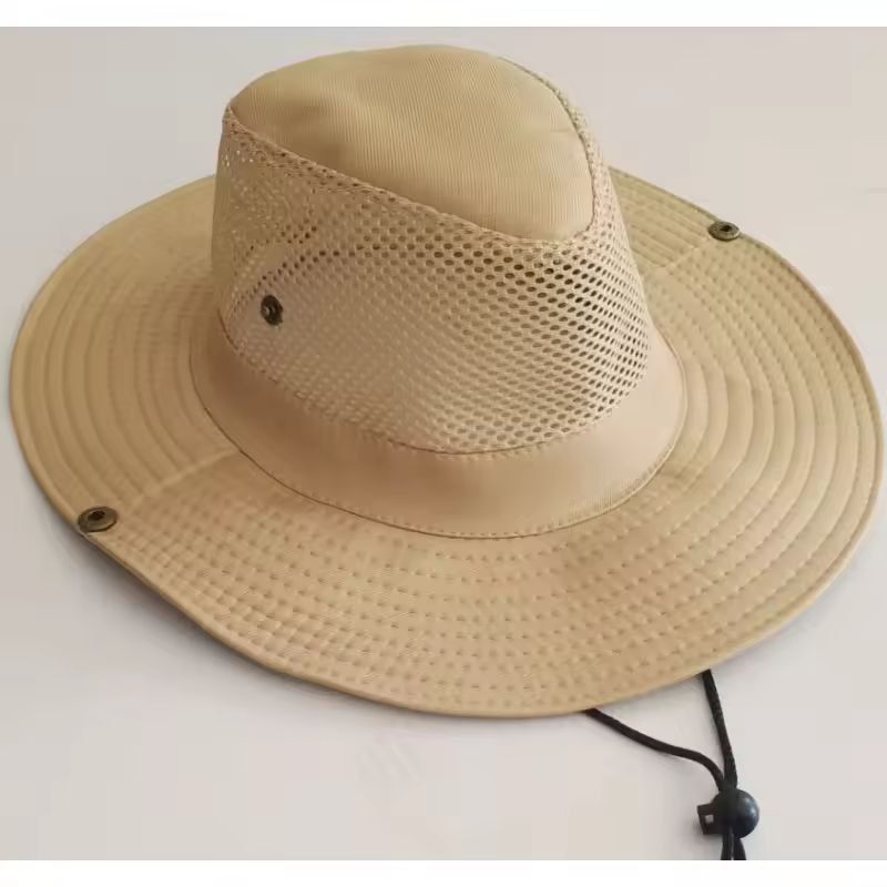 Outdoor Mesh Sun Hat Breathable Fishing Mountaineering Cap 0