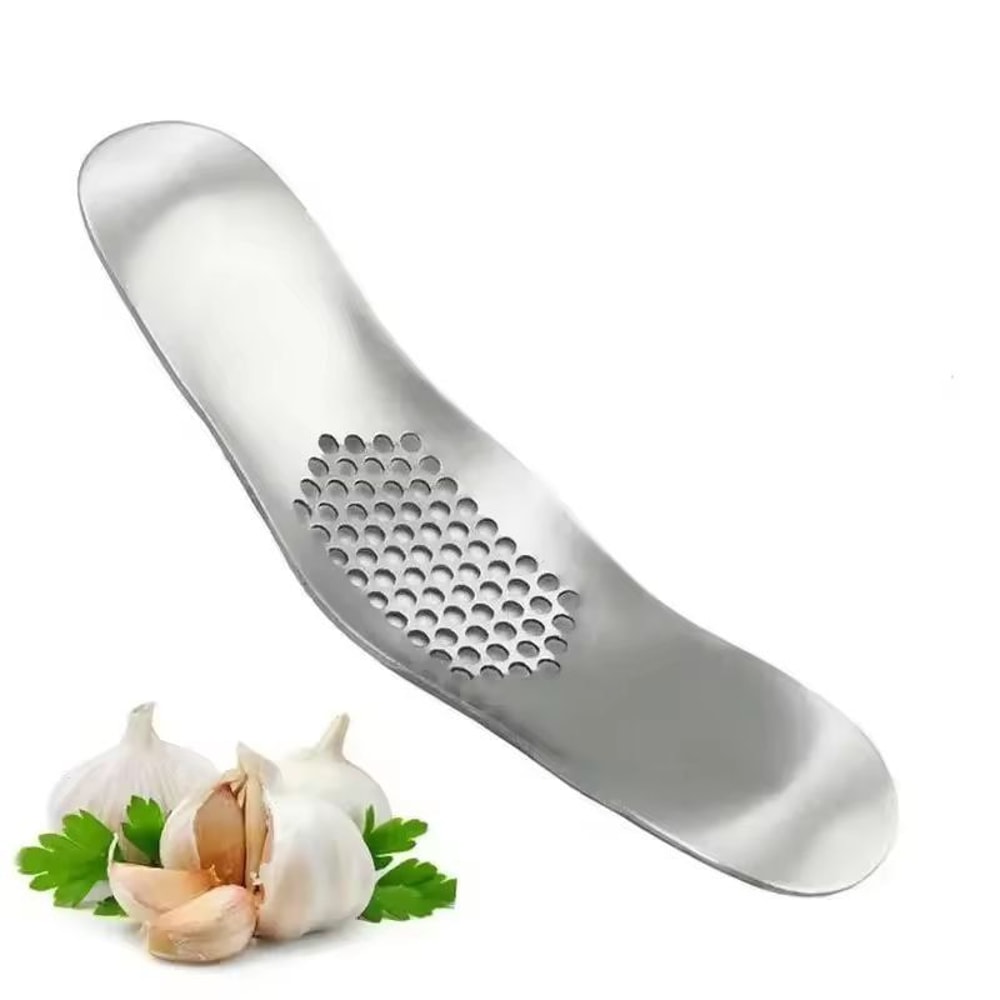HeavyDuty Stainless Steel Garlic Press Crusher Ergonomic Manual Garlic Mincer 5
