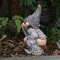 Garden Gnome Laugh Lawn Resin Statue Funny Gnome Garden Decor Outdoor Ornament 2