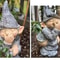 Garden Gnome Laugh Lawn Resin Statue Funny Gnome Garden Decor Outdoor Ornament 4