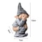 Garden Gnome Laugh Lawn Resin Statue Funny Gnome Garden Decor Outdoor Ornament 5