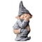 Garden Gnome Laugh Lawn Resin Statue Funny Gnome Garden Decor Outdoor Ornament 6
