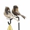 NaturalLook Feather Sparrow Decorative Birds 2Pack Realistic Artificial Bird Decoration For Garden 6
