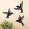 Hummingbird Harmony 3Piece Metal Wall Art Sculpture Set 0