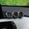 Compact AirVent Car Clock Thermometer Mini Quartz Clock And Hygrometer Gauge 0