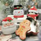 Festive Gingerbread Man Christmas Candy Gift Box Holiday Treat Storage Tin 0