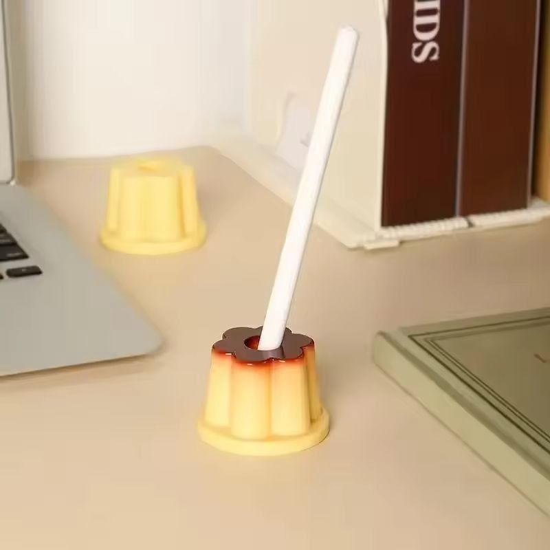 Jelly Pudding Pen Holder Cute Desktop Pencil Stand For Students Creative Workspaces 1