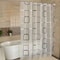 Modern Geometric Waterproof Shower Curtain Farmhouse Style Bath Curtain 2