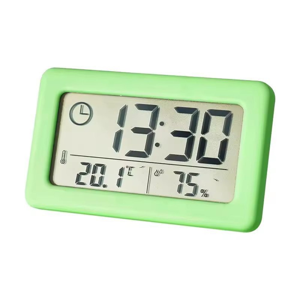 Desktop Mini Digital Clock Portable Temperature Humidity Monitor Hygrometer Thermometer 7