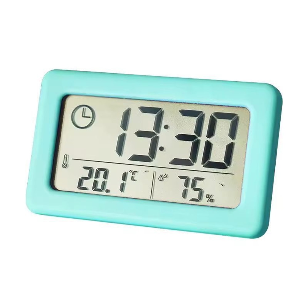 Desktop Mini Digital Clock Portable Temperature Humidity Monitor Hygrometer Thermometer 8