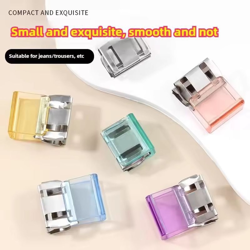 AllPurpose Adjustable Clothing Clips Pants Sleeves Holders 3