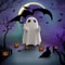 Mini Resin Ghost Middle Finger Statue Unique Funny Home Ornament Party Decor 2