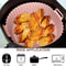 Premium Reusable Silicone Air Fryer Oven Liner Set 0