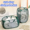 LargeCapacity Foldable Mesh Laundry Basket Handy Laundry Storage Hamper 0