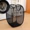 LargeCapacity Foldable Mesh Laundry Basket Handy Laundry Storage Hamper 7