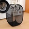 LargeCapacity Foldable Mesh Laundry Basket Handy Laundry Storage Hamper 7